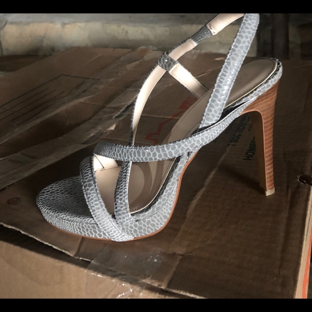 Calvin Klein snake print heels brand new